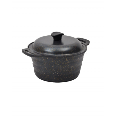 NURGAZ Granit Döküm Kamp Tenceresi 24 cm