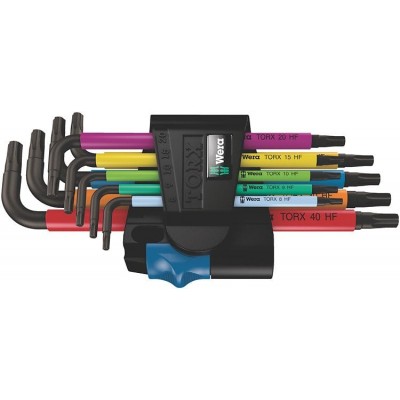 WERA 967/9 Renkli Torx Alyan Anahtar Takımı 9 Parça(05024179001)
