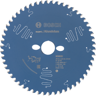 BOSCH Expert for Aluminyum 210x30x2,6 mm 54 Diş Aluminyum Elmas Daire Testere