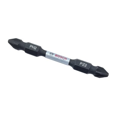 BOSCH Impact Control PH2 - PZ2x65 Çift Taraflı Yıldız Bits Uç (Torklu Vidalamalar için)