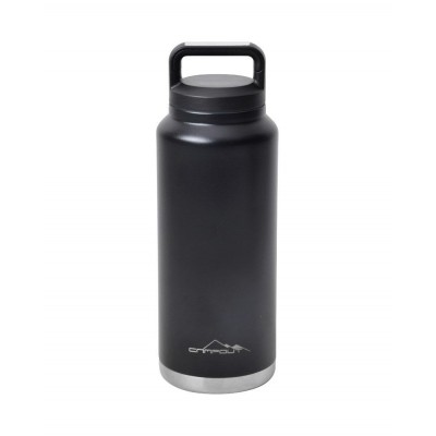 NURGAZ Campout Çift Katmanlı Termos Siyah 1000 ml (NG 163)