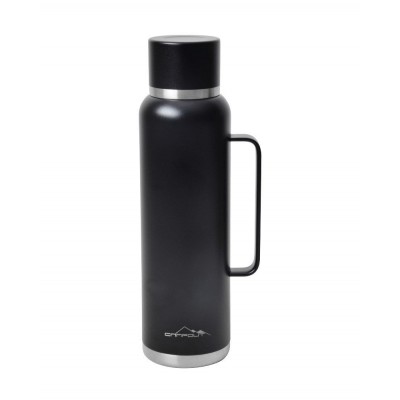 NURGAZ Campout Çift Katmanlı Termos Siyah 1500 ml (NG 164)