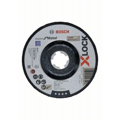 BOSCH 125x6 mm X-Lock Expert Metal Taşlama Taşı