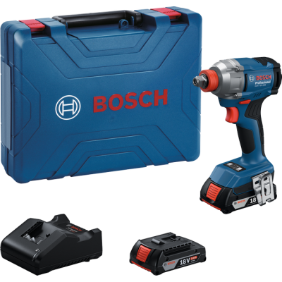 BOSCH GDX 18V-285 Şarjlı Somun Sıkma-Sökme ve Torklu Vidalama Makinası 18 Volt Çift Akülü