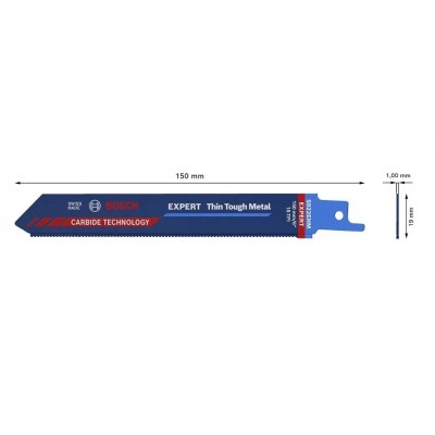 BOSCH S 922 EHM Paslanmaz İçin Tilki Kuyruğu Testere Ucu 150 mm