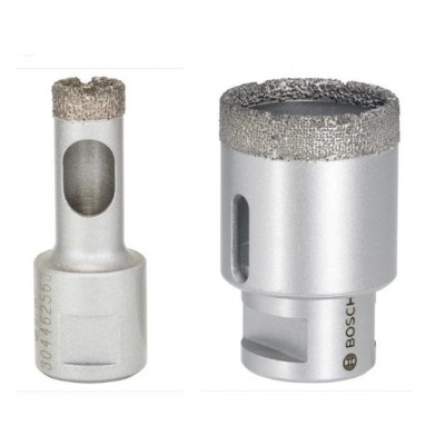 BOSCH Dry Speed Elmas Delik Açma Panç - Taşlama ve X-Locklar - M14 (Ölçü Seçiniz)
