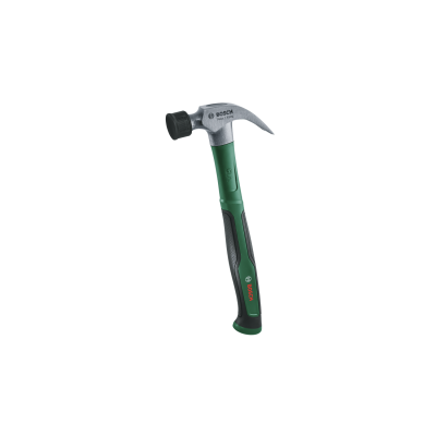 BOSCH 450 Gr Orta Boy Yuvarlak Başlı - Çatal Ağızlı Yumuşak Tamponlu Çekiç 16 OZ
