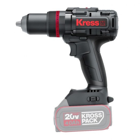Kress KUC35.91 20Volt Kömürsüz Profesyonel Şarjlı Darbeli Matkap (Akü