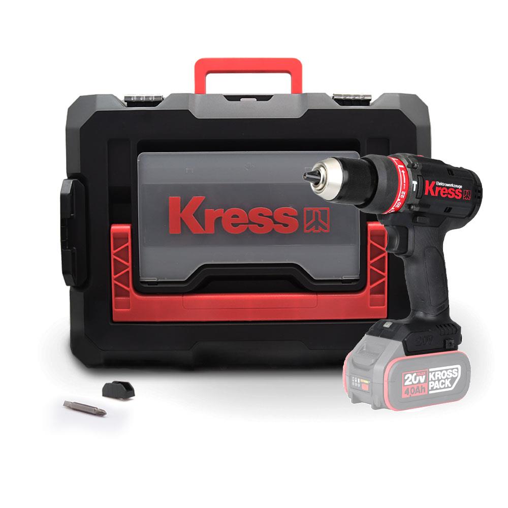 Kress KUC31.91 20Volt Kömürsüz Profesyonel Şarjlı Darbeli Matkap (Akü