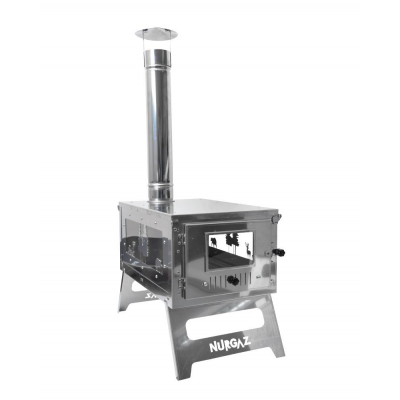 NURGAZ Katlanır Krom Soba (NG N047)