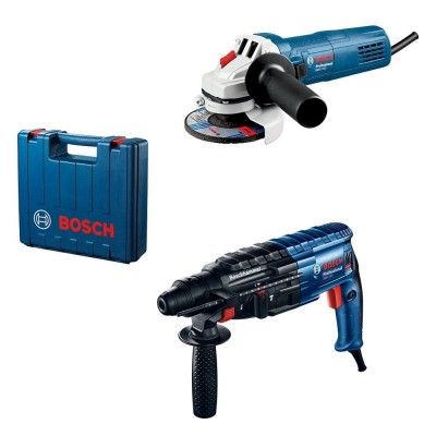 BOSCH GBH 240 Kırıcı Delici + GWS 750-125 Avuç Taşlama Seti