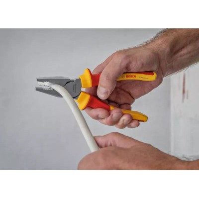 BOSCH Profesyonel VDE 1000 Volt Kombine Pense 180 mm (1600A02NE1)