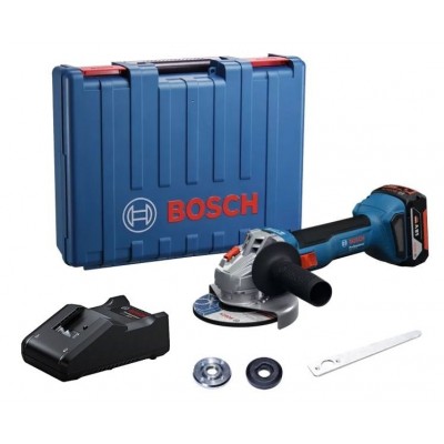 BOSCH GWS 18V-8 Tek Akülü Avuç Taşlama Makinası 18 Volt 4 Ah