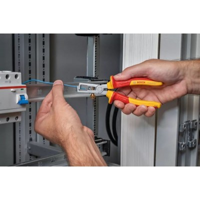 BOSCH 1000 Volt İzoleli Kablo Sıyırma Pensesi 180 mm(1600A02NE7)