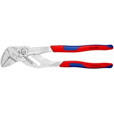 KNIPEX Düz Ağızlı Rekor Fort Pense Buton Ayarlı 250 mm Krom Kaplı (8605250)
