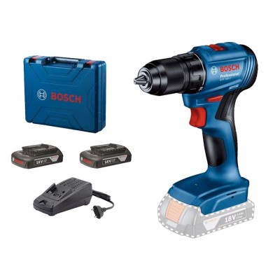 BOSCH GSR 185-LI Şarjlı Matkap 18 Volt Çift Akülü