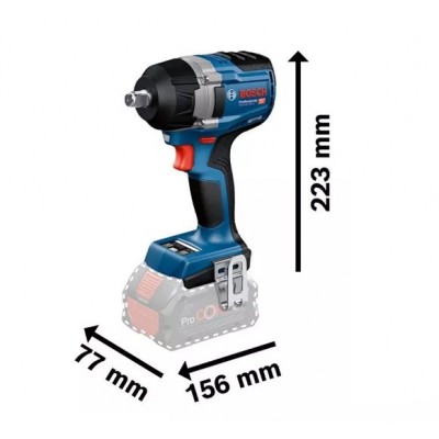 BOSCH GDS 18V-750 C Şarjlı Somun Sıkma Makinası 750 Nm 18 Volt (Akü ve Şarj Aleti Hariç)