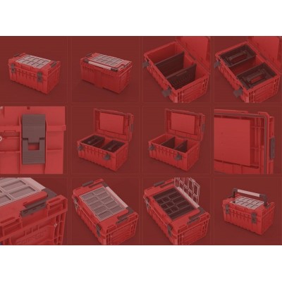 QBRICK System One 3'lü WorkShop Tekerli Takım Çantası Seti