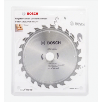 BOSCH Optiline Eco 230x30 mm 24 Diş Ahşap Elmas Daire Testeresi (2608644381)