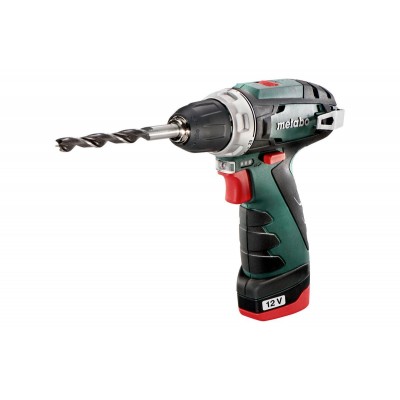 METABO POWERMAXX BS 12 Volt 2,0 Amper Bez Çantalı Tek Akülü Matkap