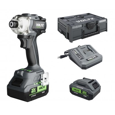 VOLTZ VZSD-20 Akülü Torklu Vidalama 20 Volt Çift Akülü 5 Ah 1/4 Soket