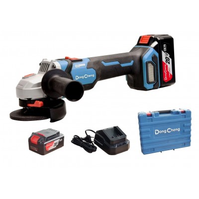 DONG CHENG DCSM04-125 Şarjlı Avuç Taşlama 20 Volt 4 Amper Çift Akülü