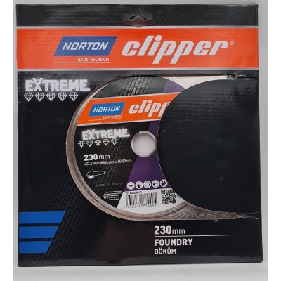 NORTON Clipper Extreme Foundry 230 mm Döküm Kesme Taşı Elmas Testere
