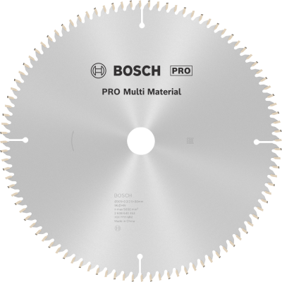 BOSCH MultiMaterial 305x30x3,2 mm 96 Diş Elmas Daire Testere (2608640453)