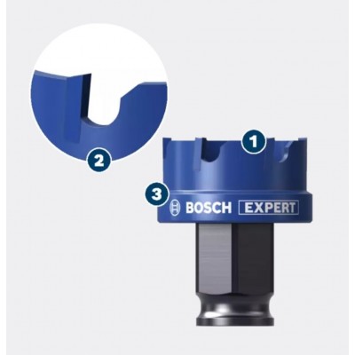 BOSCH Expert TCT Elmas Uçlu Panç 20 mm