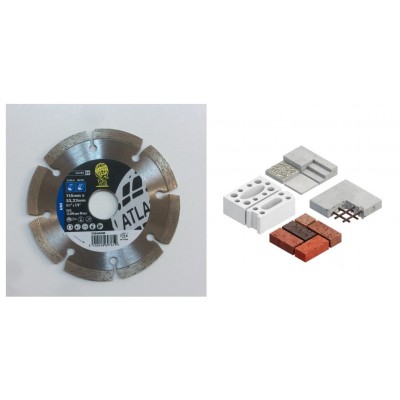 ATLAS Universal Soketli Beton İçin Elmas Testere 115 mm