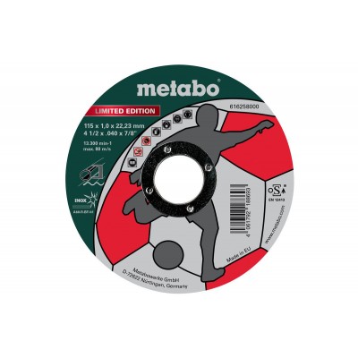 METABO Novarapid 115x1.0 mm İnox Metal Kesme Taşı 616258000