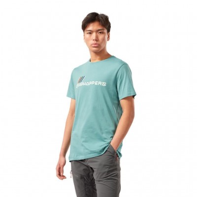 CRAGHOPPERS Mightie Erkek T-Shirt Mavi Göğüs Logolu