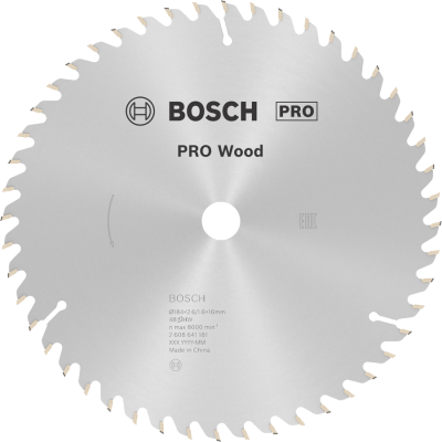 BOSCH Pro Wood 184 mm 48 Diş Ahşap Daire Testere Bıçağı