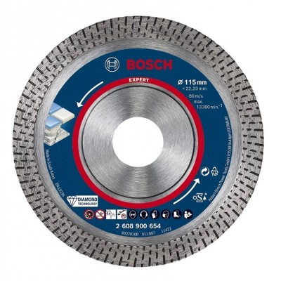 BOSCH EXPERT Porselen-Seramik Elmas Testere 115 mm (Temiz Kesim İçin)