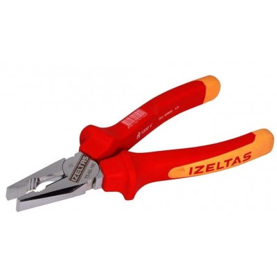 İZELTAŞ 1000V İzoleli Elektrikçi Kombine Pense 160 mm VDE