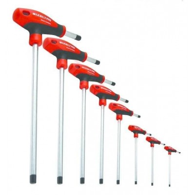 T Tipi Allen Anahtar Takımı (8 Parça, mm)