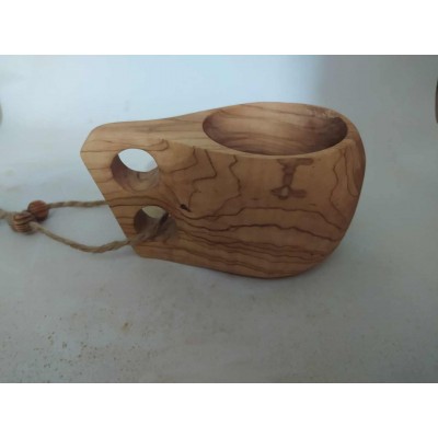 Zeytin Ağacından Kuksa Bardak 