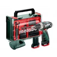 METABO PowerMaxx BS Şarjlı Matkap 12 Volt + 41 Parça Aksesuar Seti  600080710