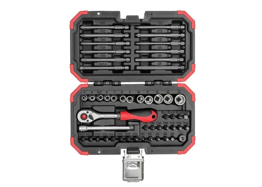 GEDORE R33003051 1/4'' 51 Parça Lokma ve Bits Seti