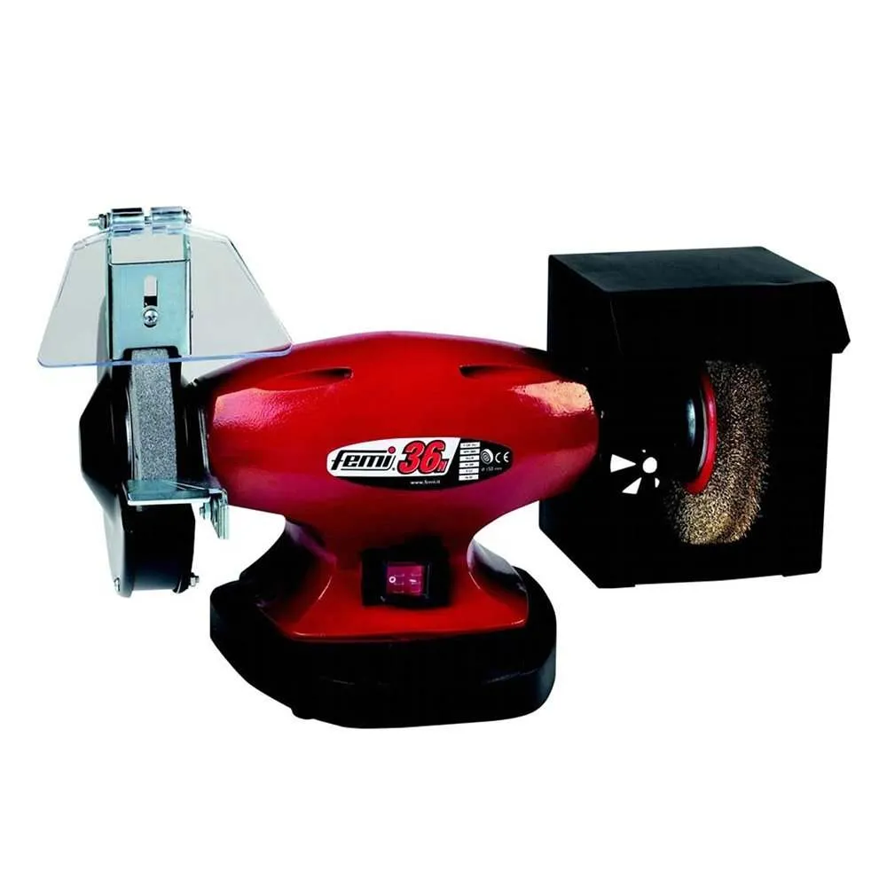 Femi 36N Kombi Taşlama Motoru taş+fırça 150mm