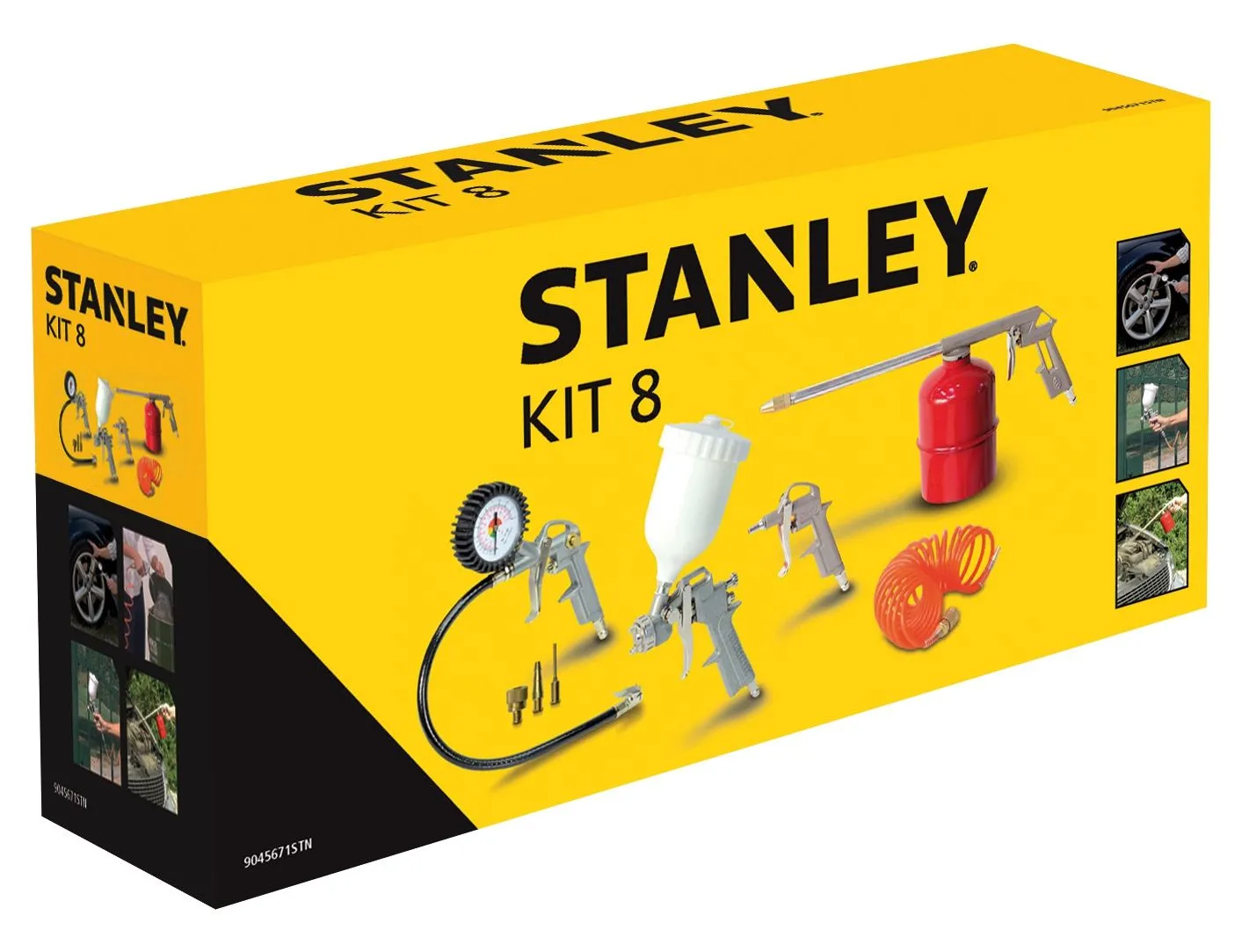 STANLEY 8 Parça Havalı Aksesuar Seti (9045671STN)
