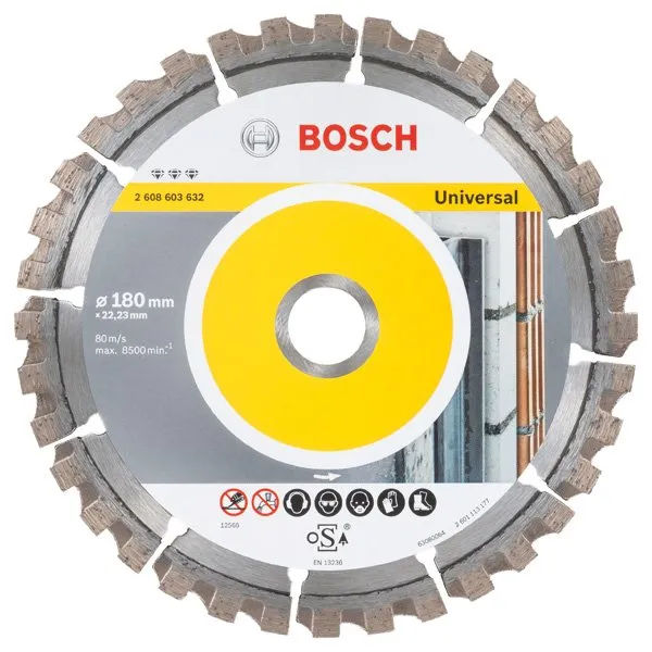 BOSCH Yapı Malzemeleri ve Metal İçin Elmas Testere 180 mm