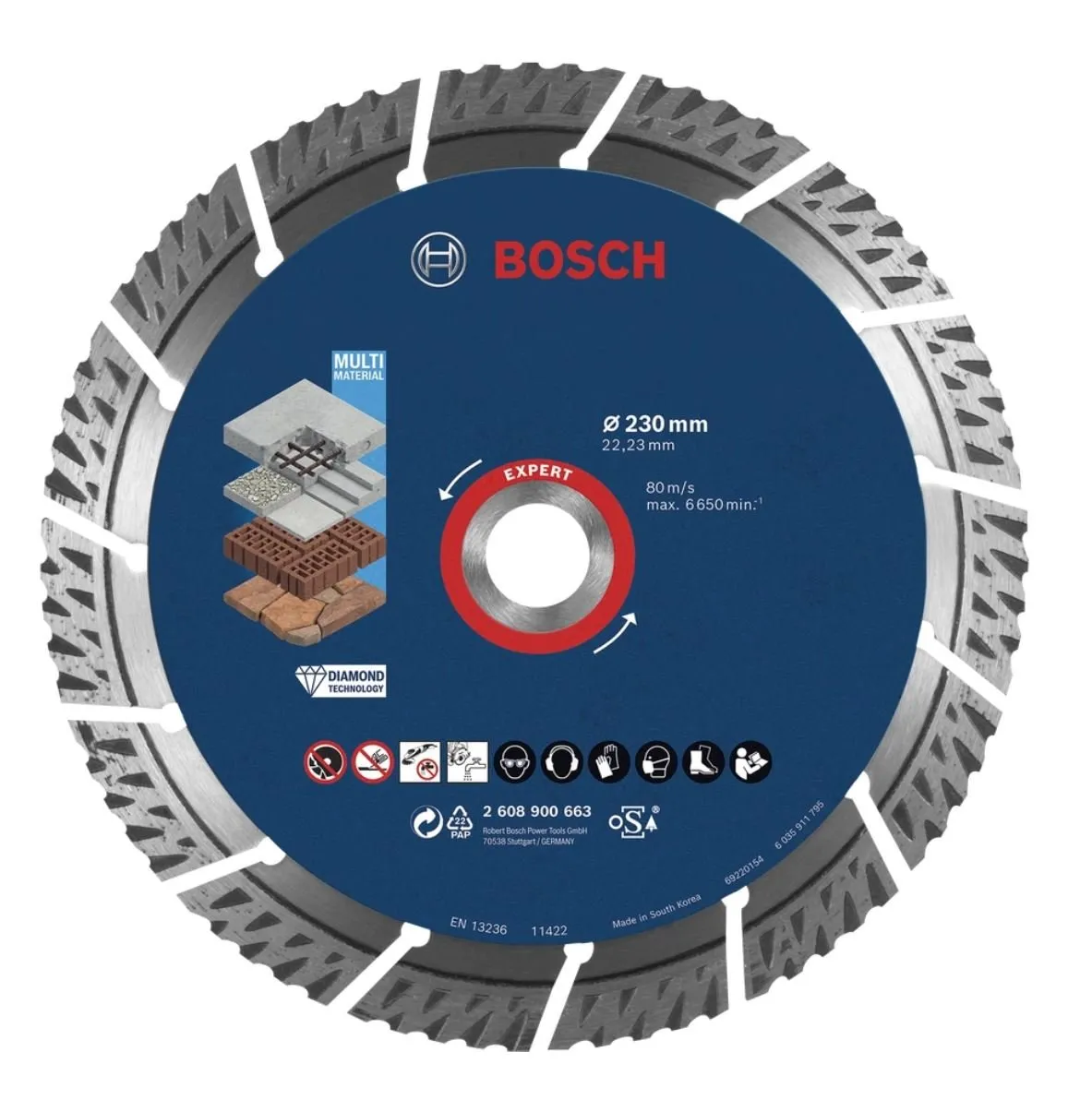 BOSCH Expert MultiMeterial Yapı Malzemeleri İçin Elmas Testere