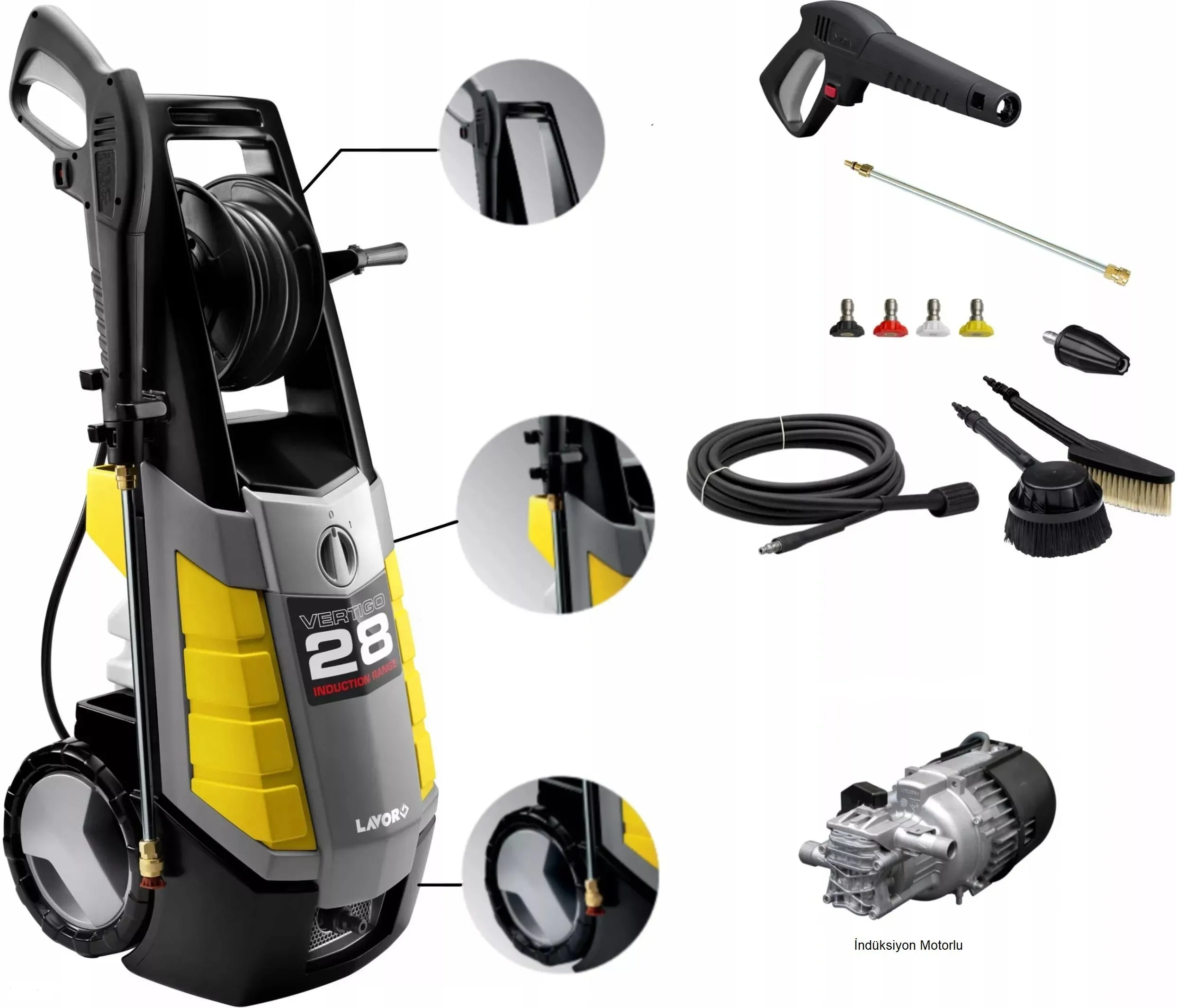 LAVOR VERTIGO 28 Oto Yıkama Makinası 180 Bar
