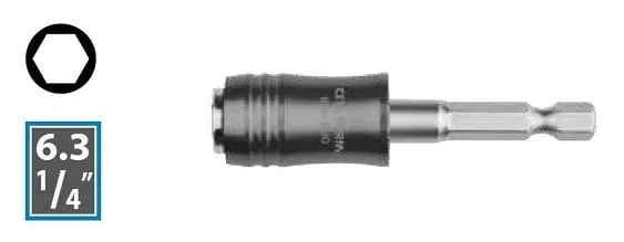 CETAFORM Manyetik Kilitli Bits Tutucu ve Uzatma Adaptörü 60 mm