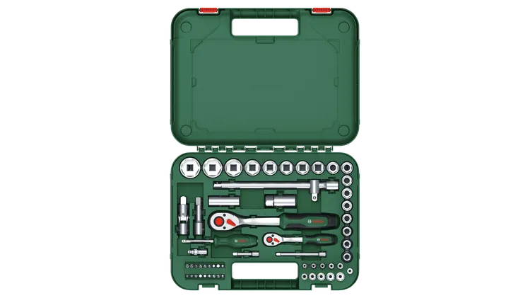 BOSCH 57 Parça 1/2'' - 1/4'' Lokma Takımı (1600A02Z9G)