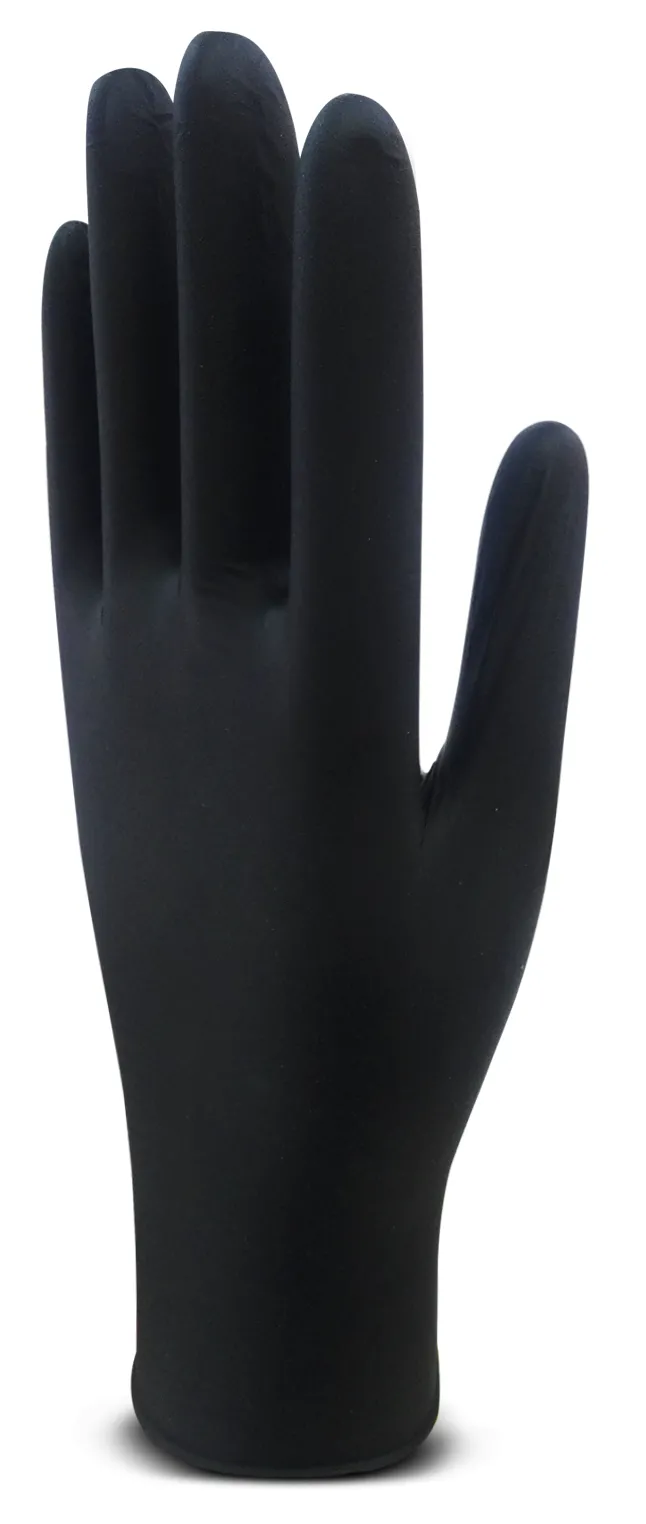 BEYBİ NJOY Pudrasız Siyah Muayene Eldiveni (Large)