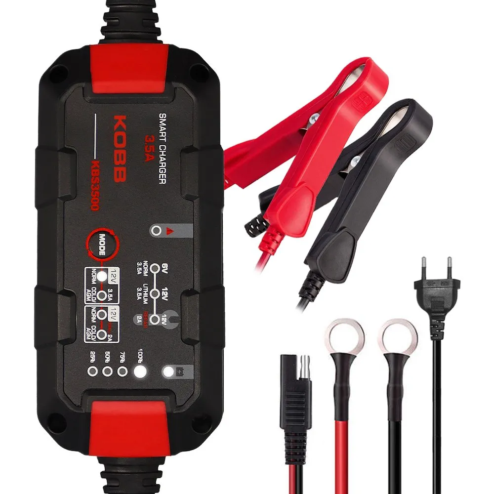 KOBB KBS3500 Araç Akü Şarj ve Bakım Aleti 6V/12V 60 Ah