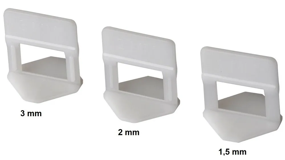 KRİSTAL Fayans - Seramik Seviye Klipsi 1.5 mm (250'li Paket)