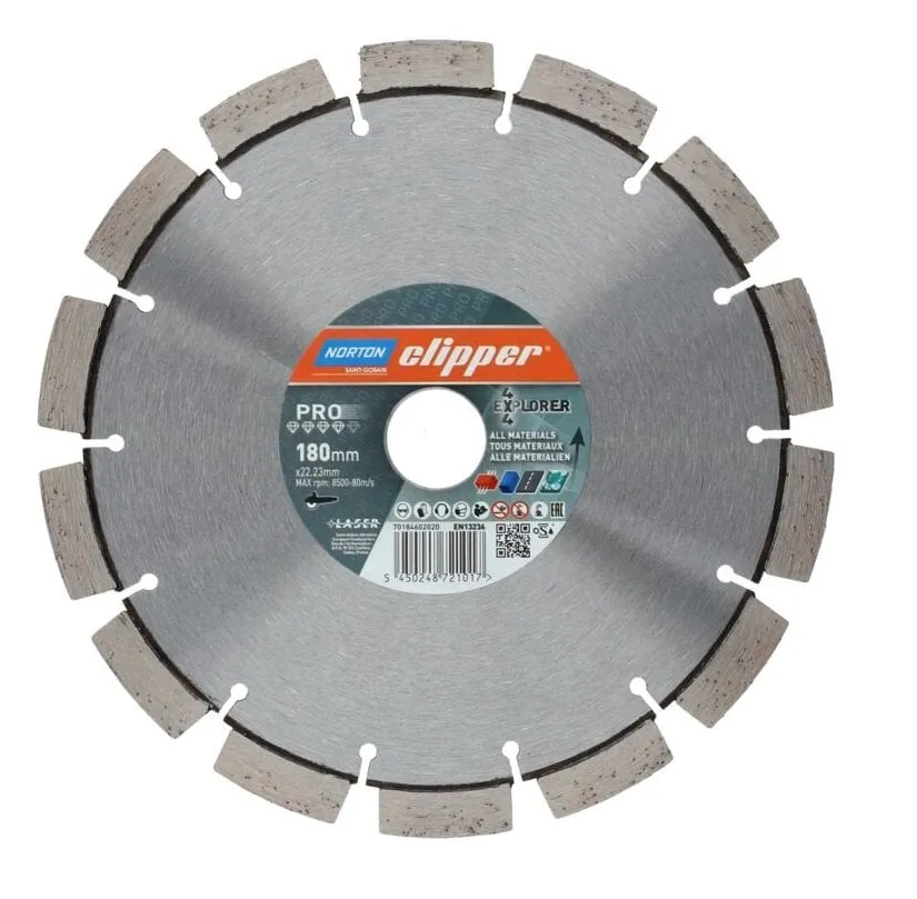 NORTON Clipper 4x4 Explorer Universal Elmas Testere 180 mm